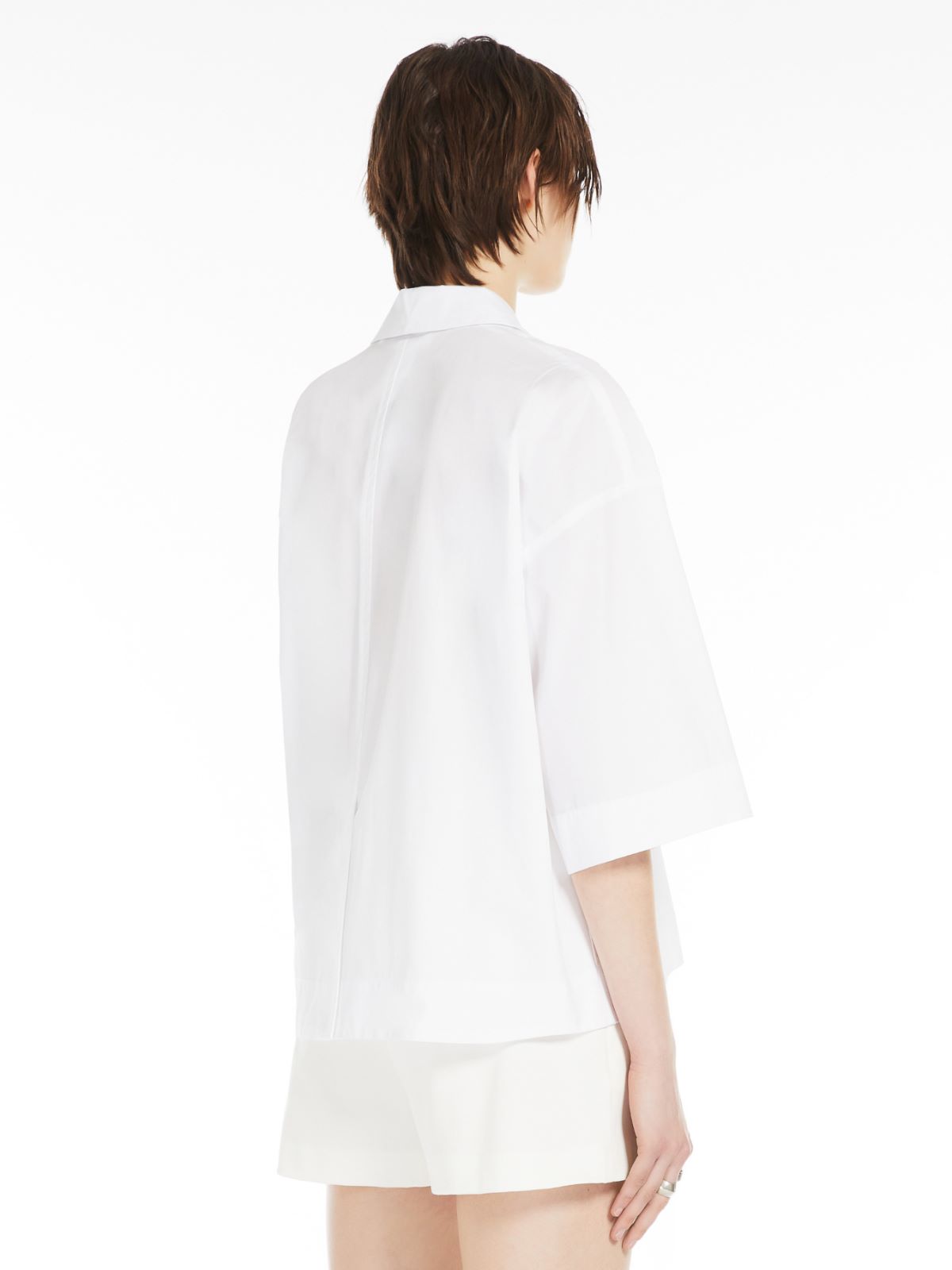 Boxy-fit cotton shirt