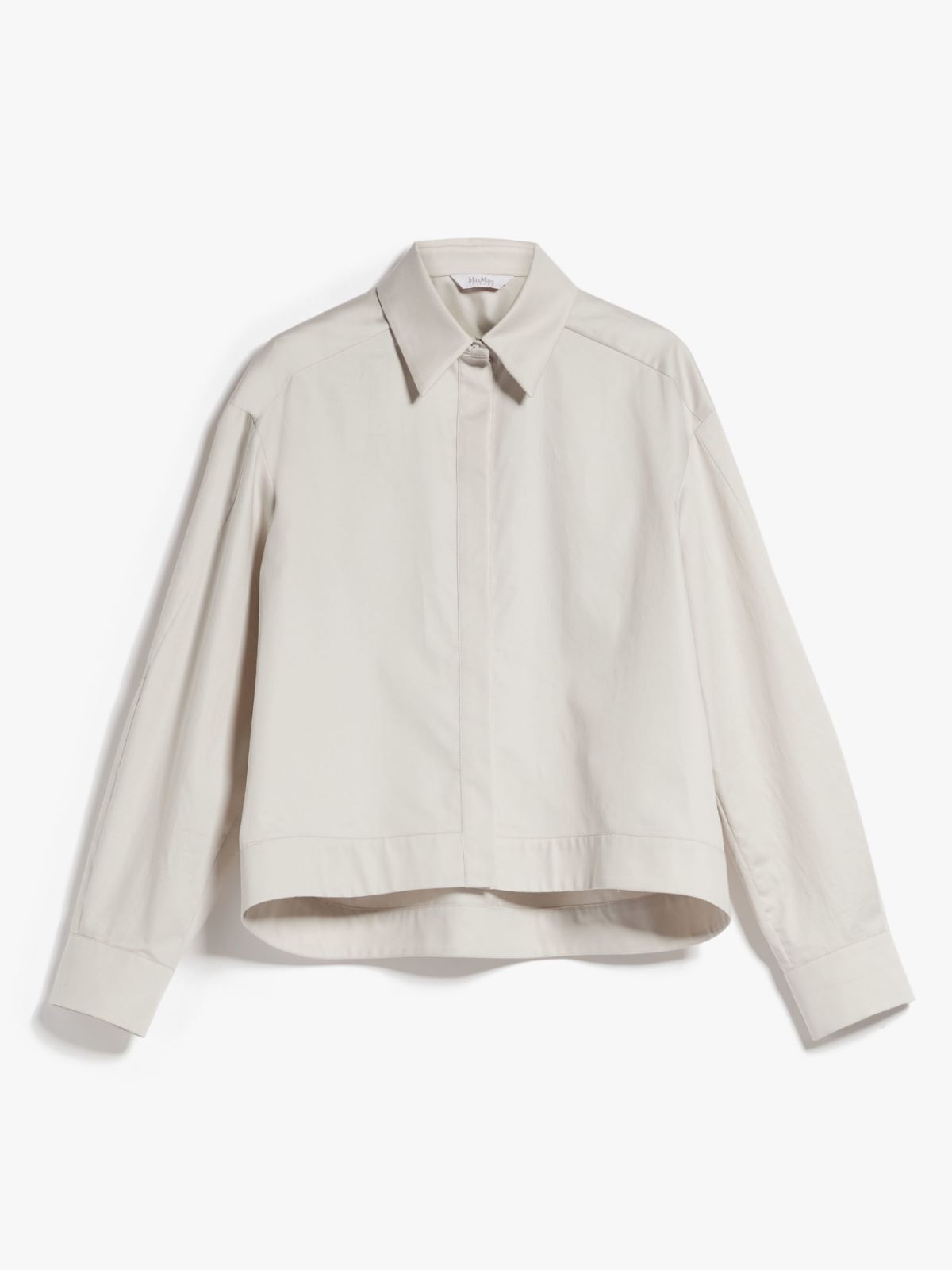 Cotton sateen shirt