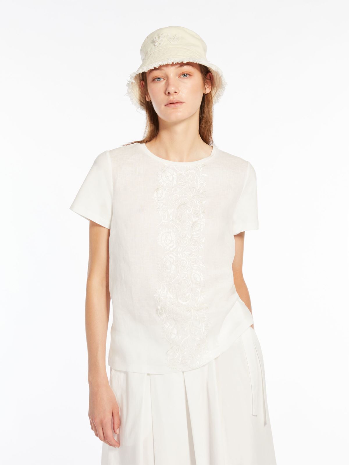 Linen canvas T-shirt