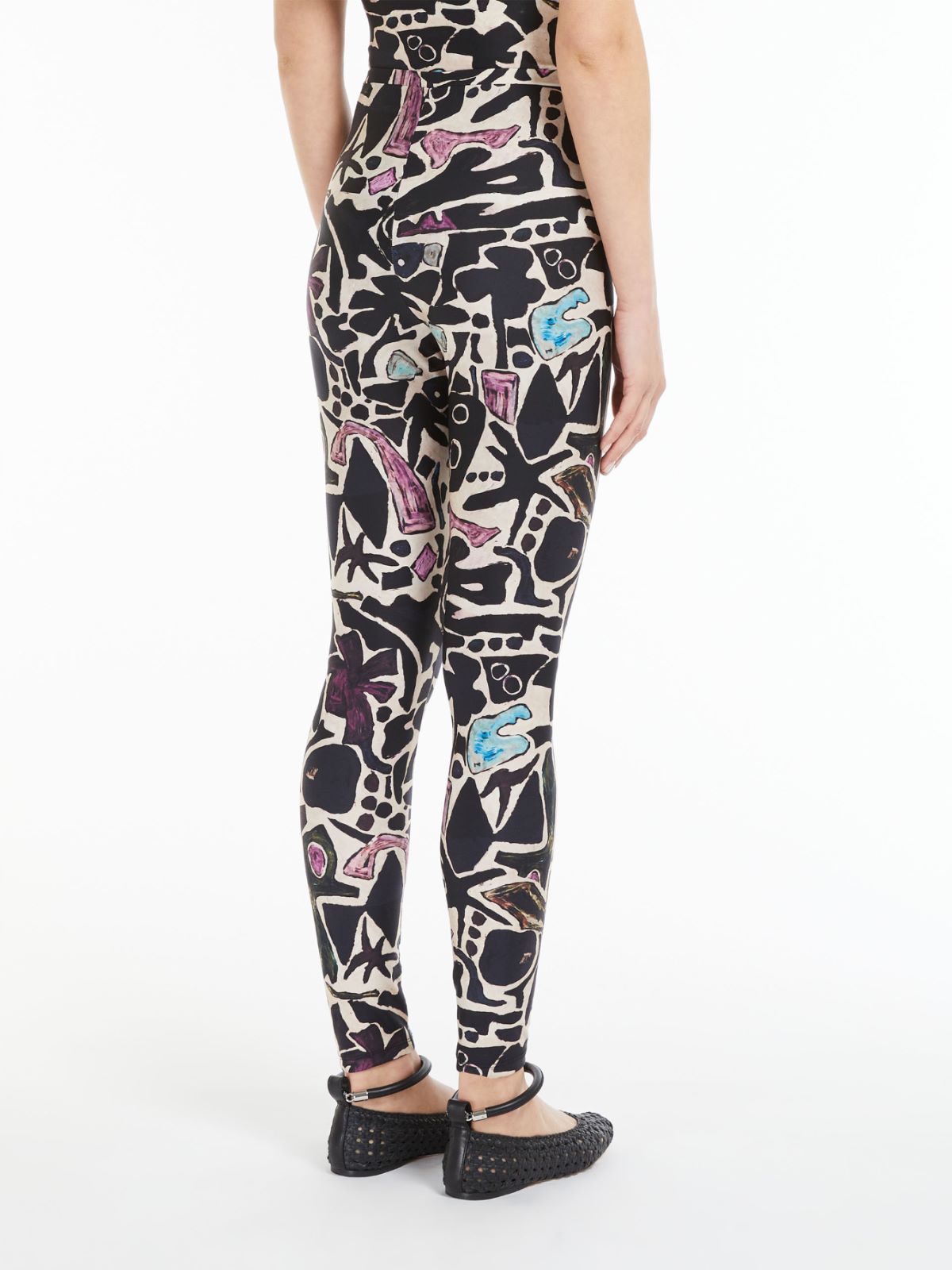 Stretch jersey trousers