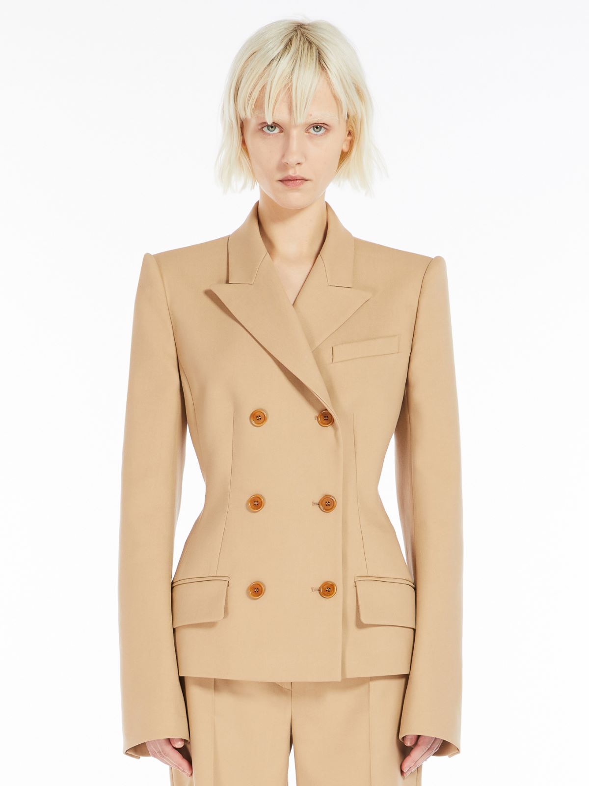 Slim-fit double-breasted blazer