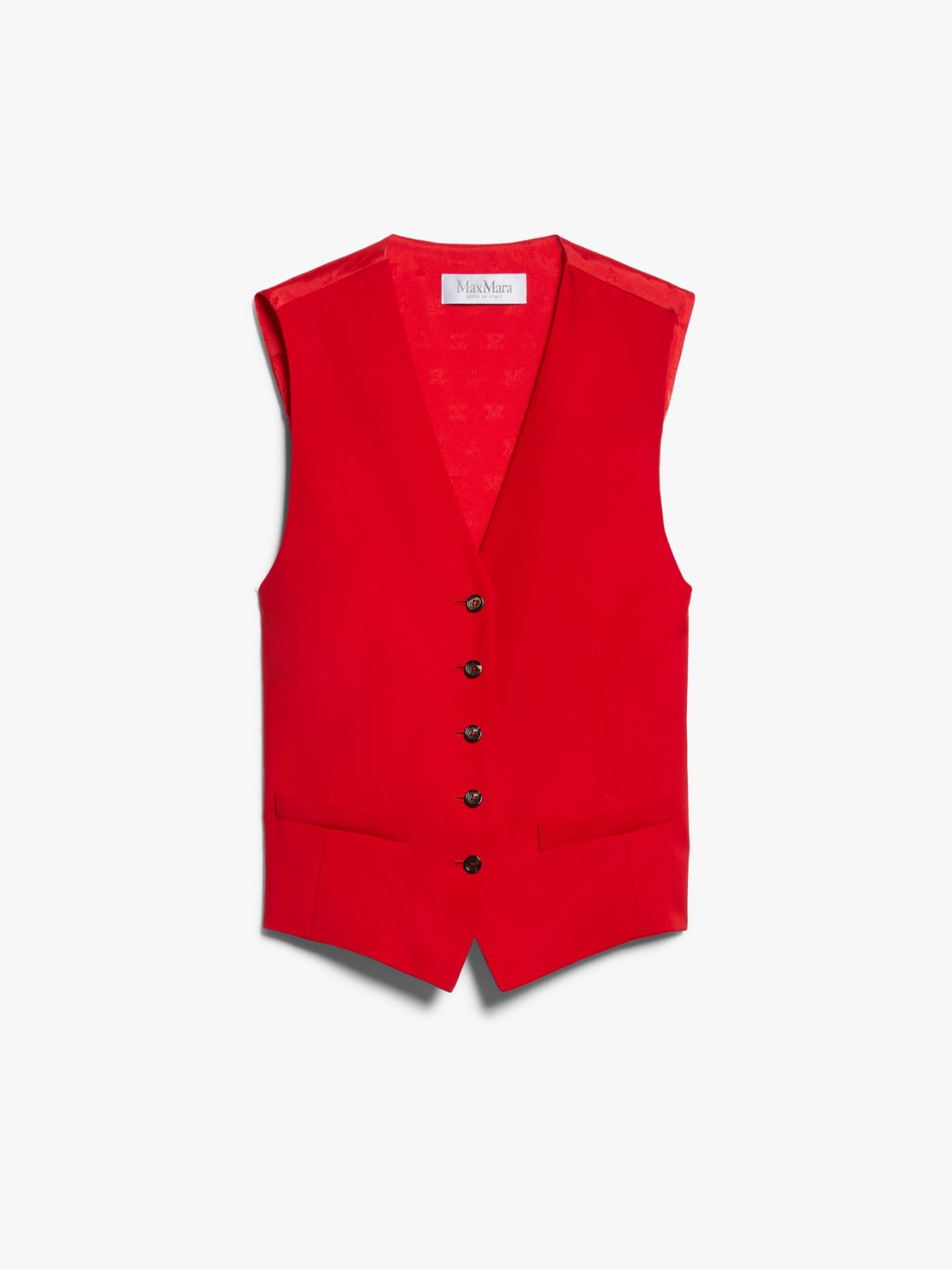 Wool canvas waistcoat