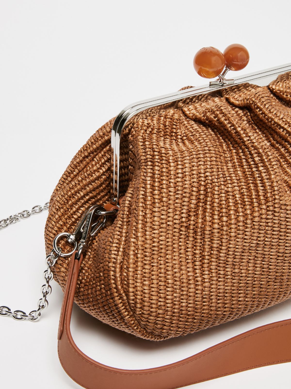 Medium raffia-look Pasticcino Bag