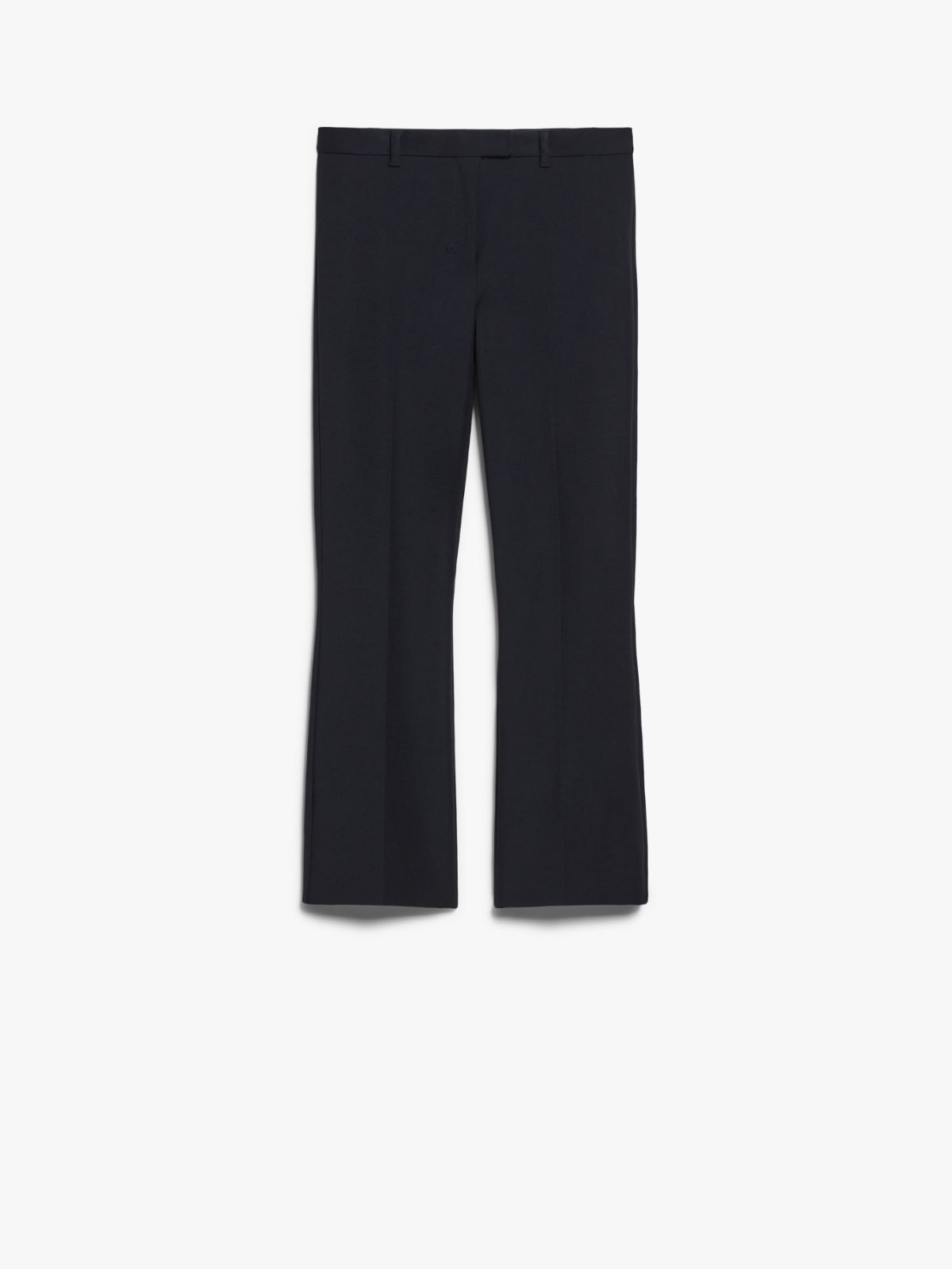 Stretch cotton blend trousers