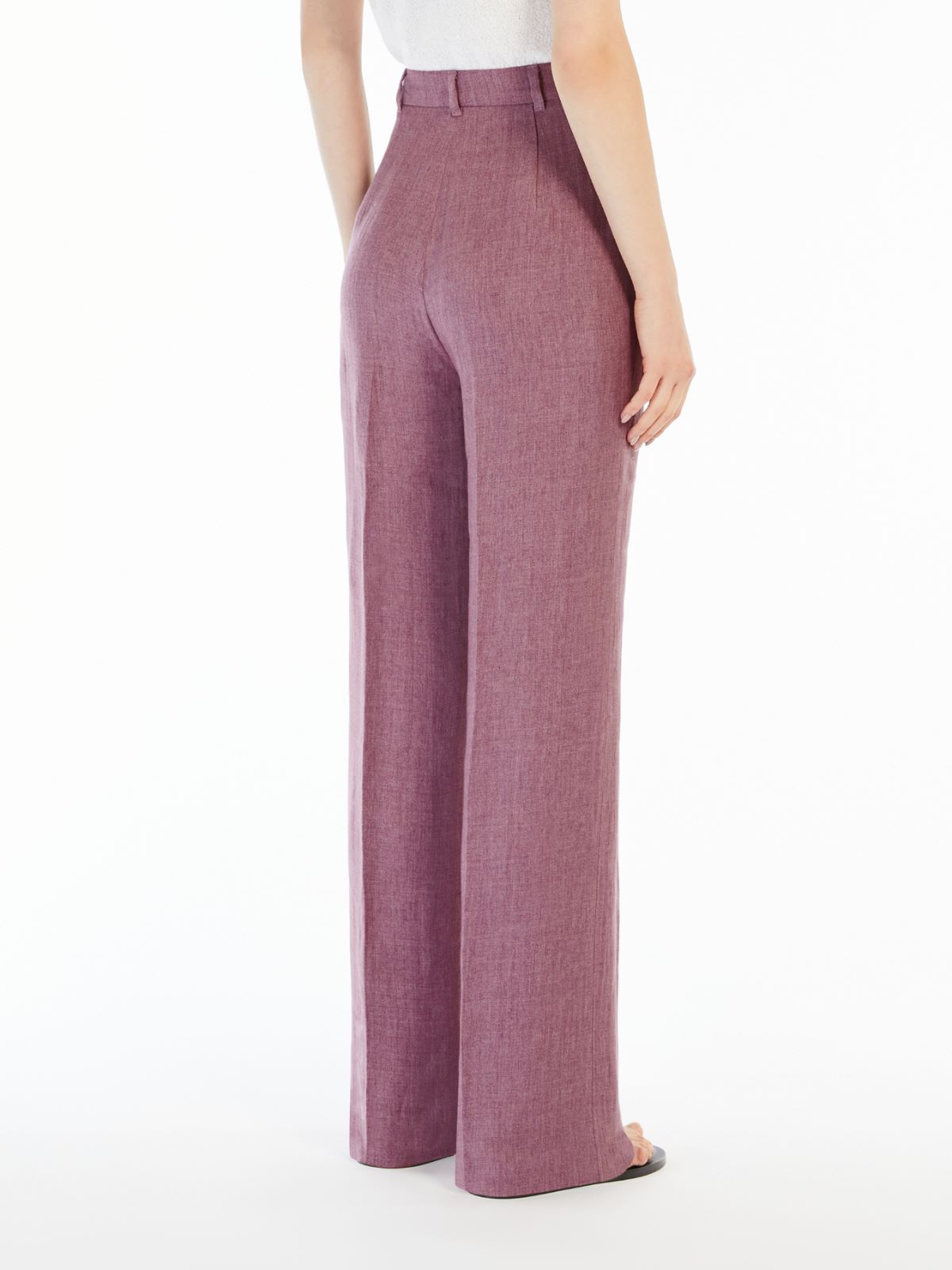 Faded linen trousers