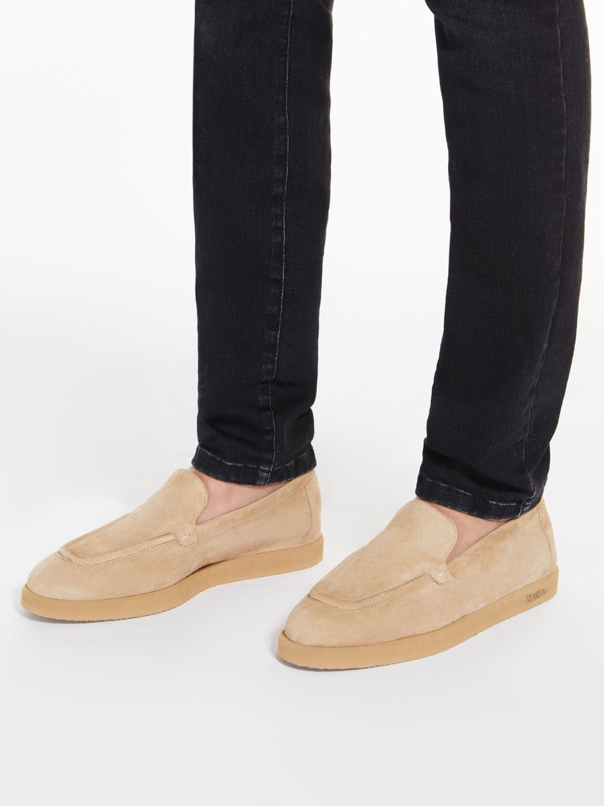 Soft suede moccasins