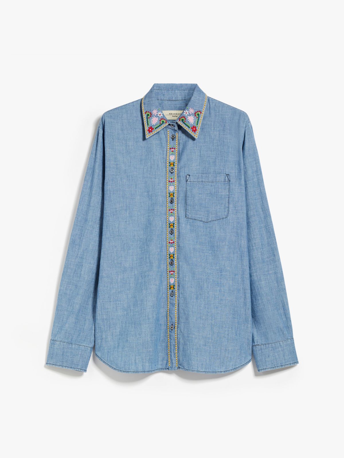 Cotton chambray shirt