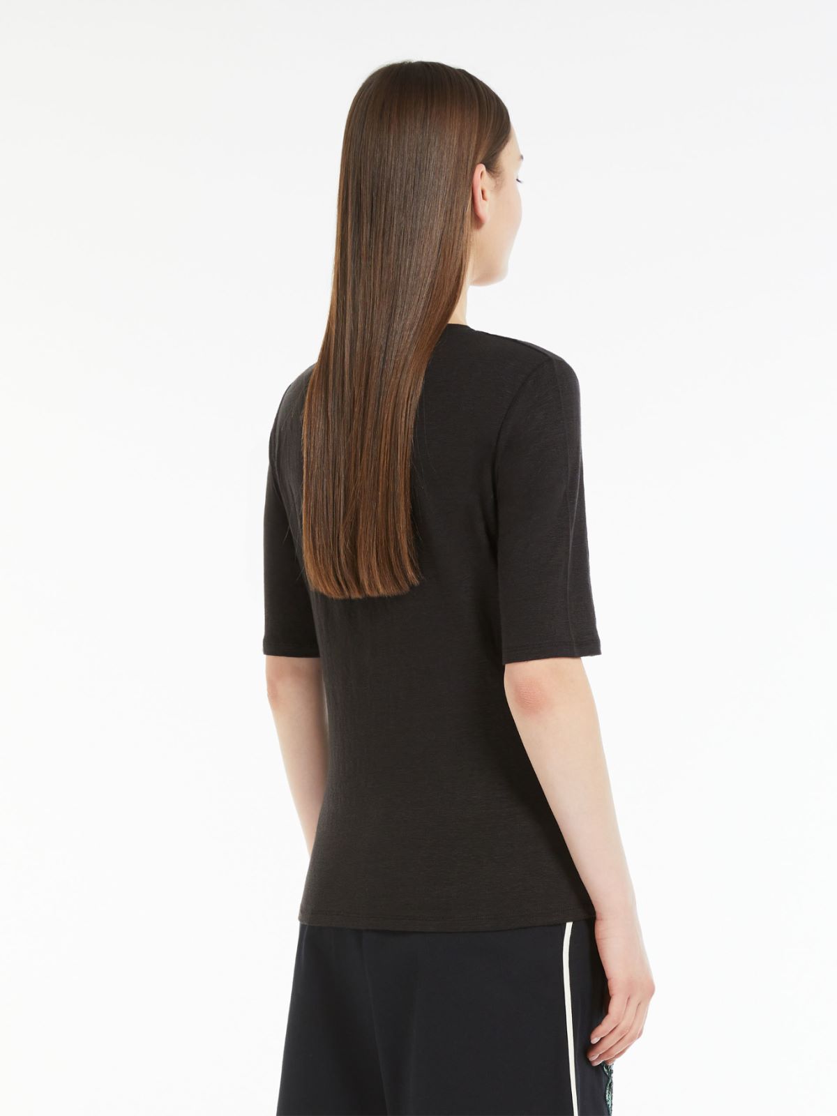 Linen jersey T-shirt