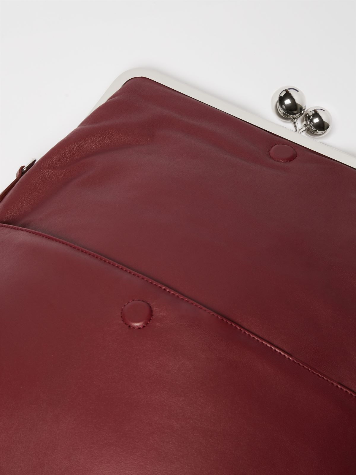 Nappa leather clutch-style Pasticcino Bag