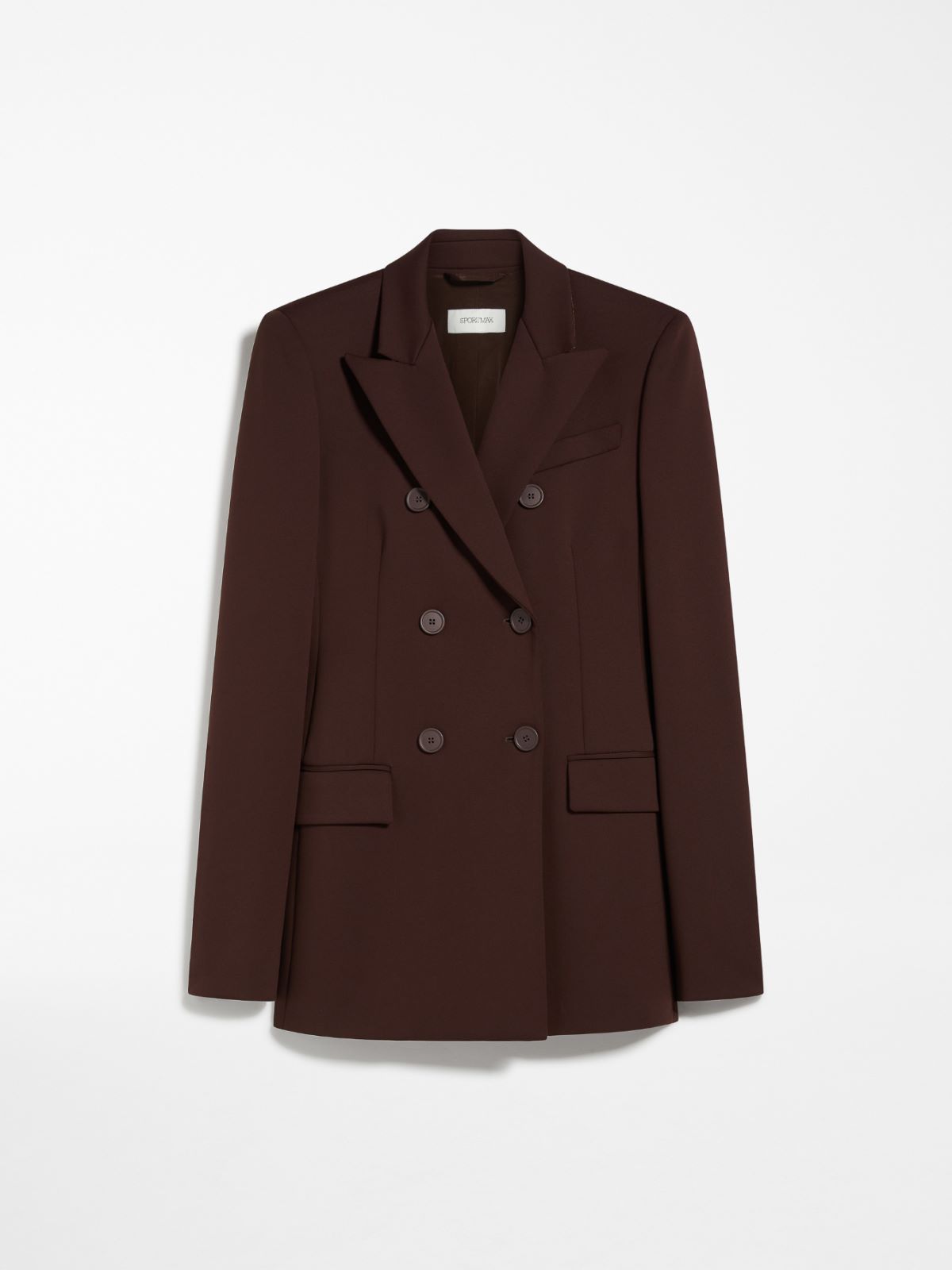 Scuba-look jersey blazer