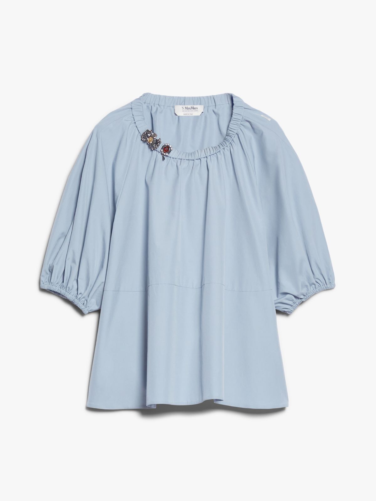 Cotton poplin blouse