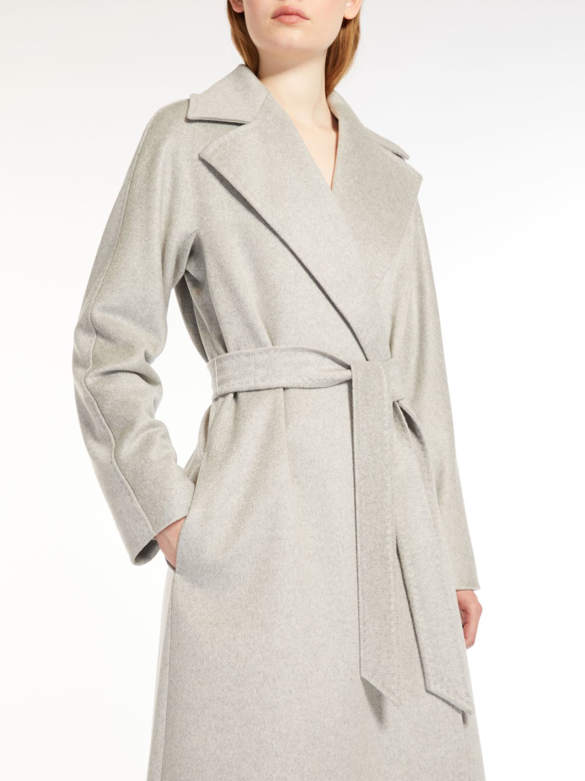 Cashmere robe coat