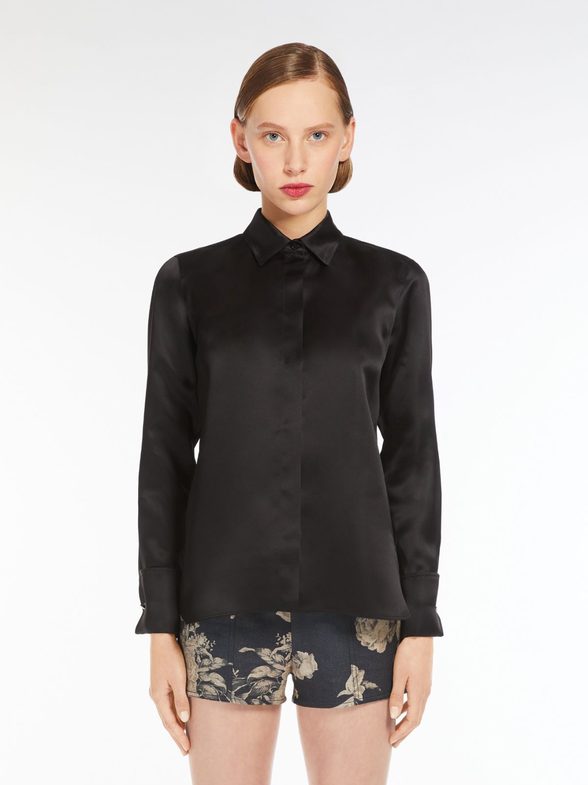 Silk organza shirt