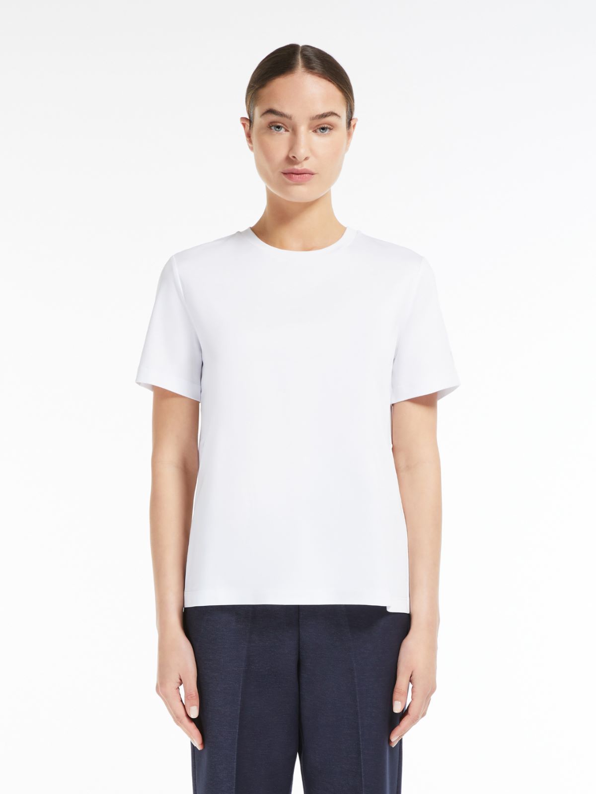 Slim-fit cotton and modal T-shirt