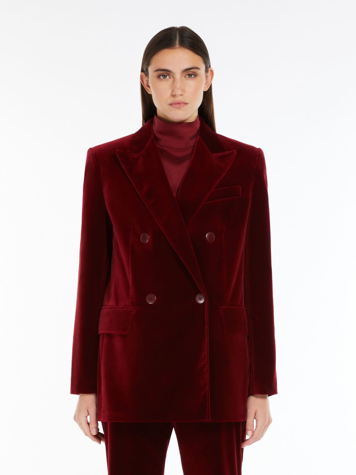 Velvet tuxedo blazer