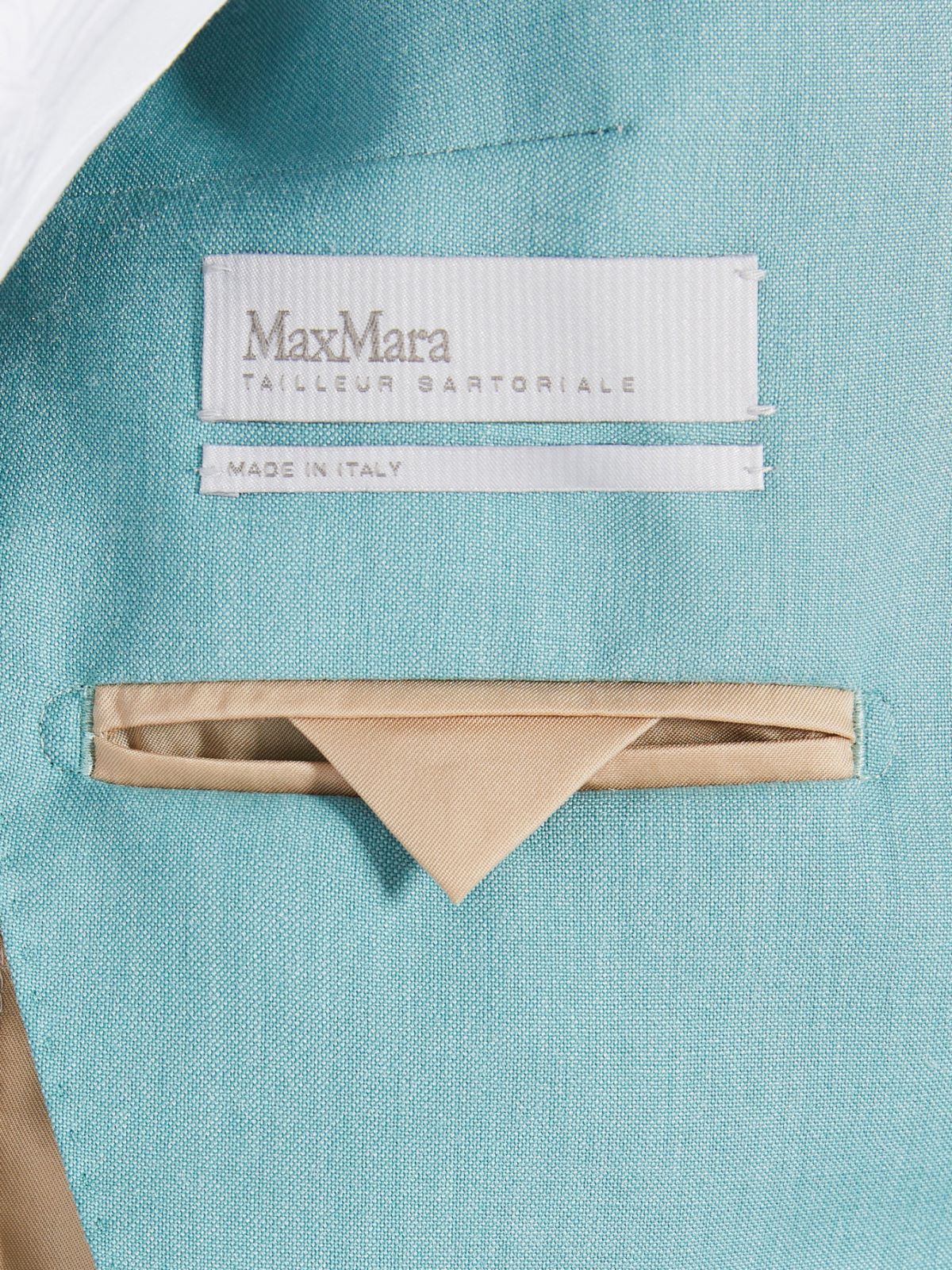 Wool, silk and mohair canvas blazer