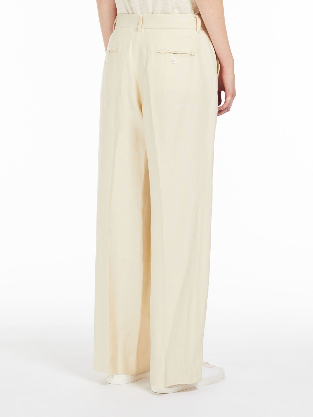 Linen canvas trousers