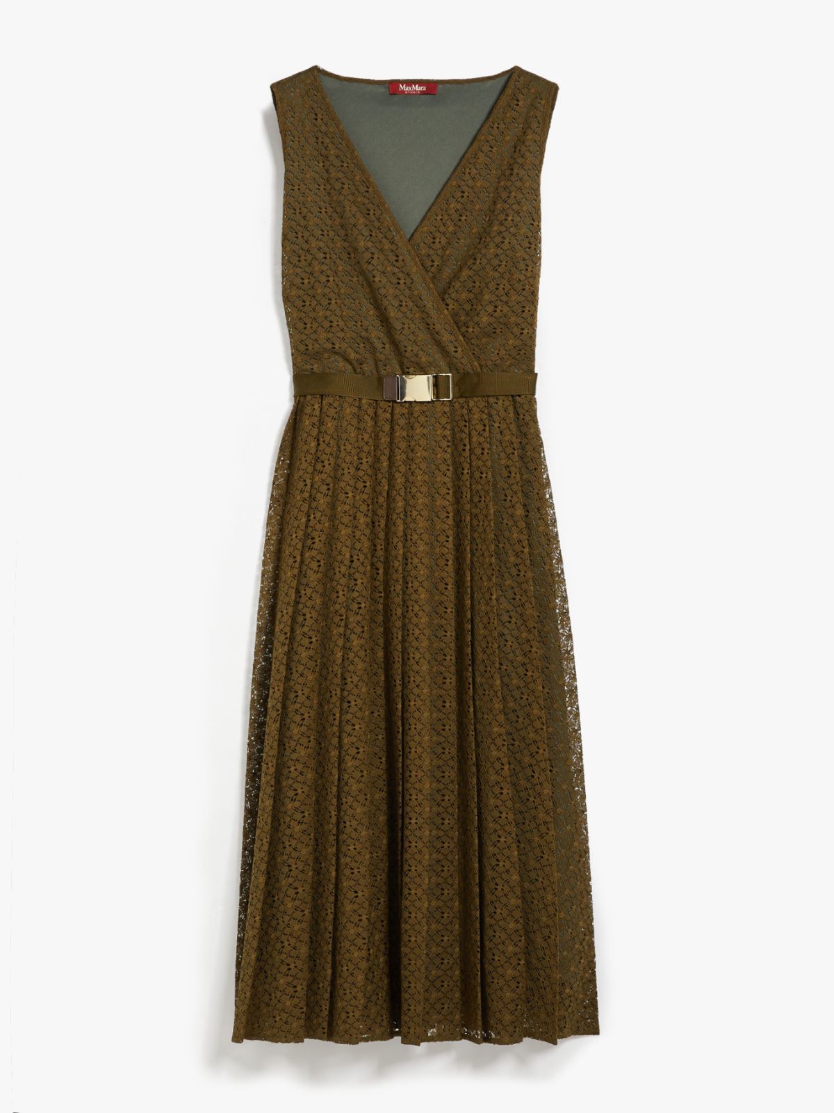 Lace dress with circular skirt