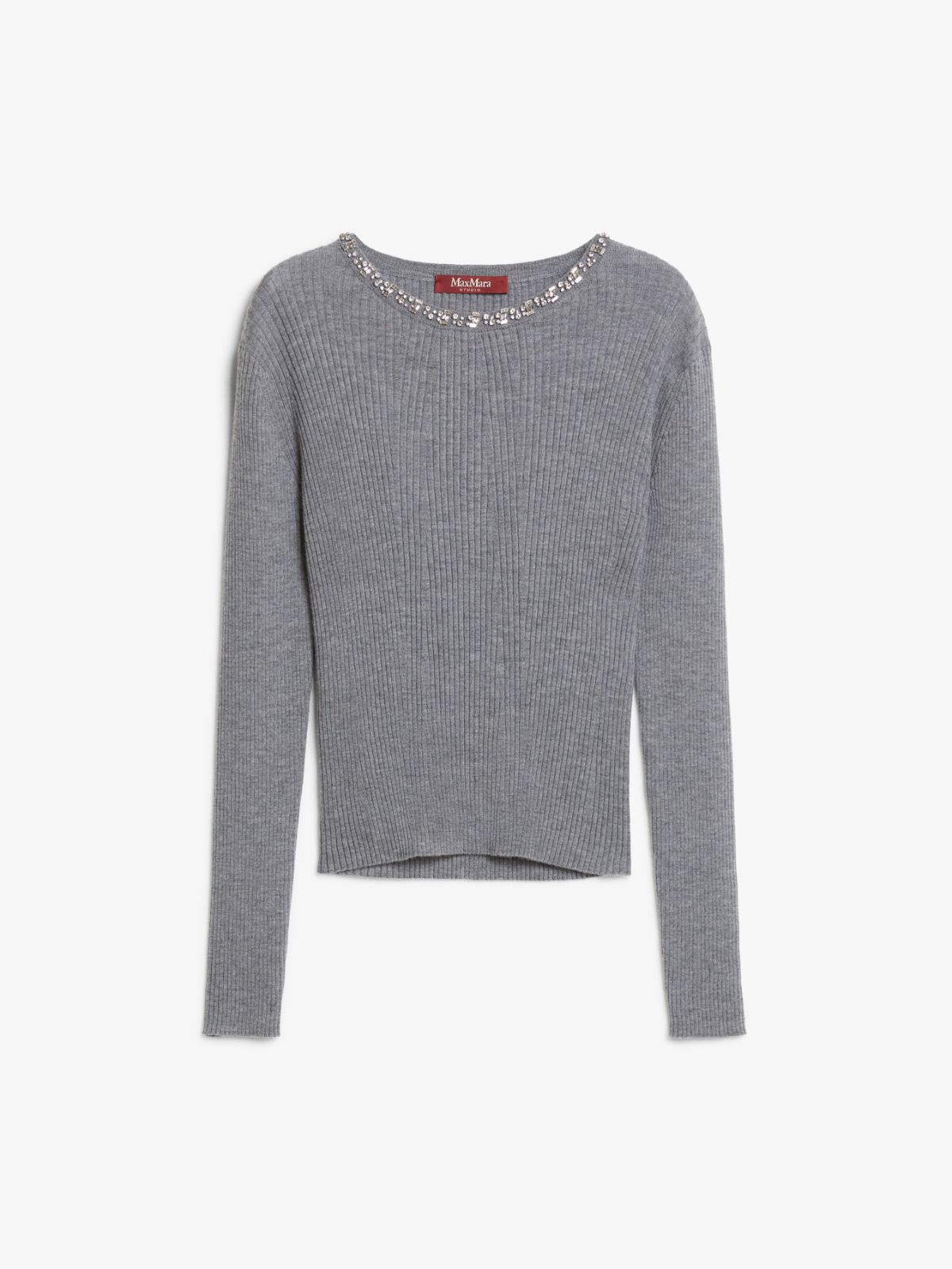 Ribbed wool jumper
