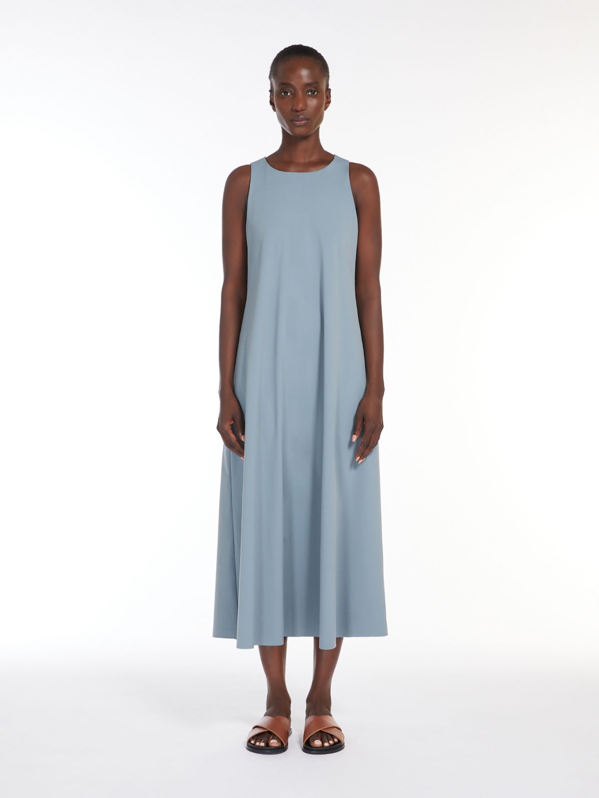 Technical jersey A-line dress