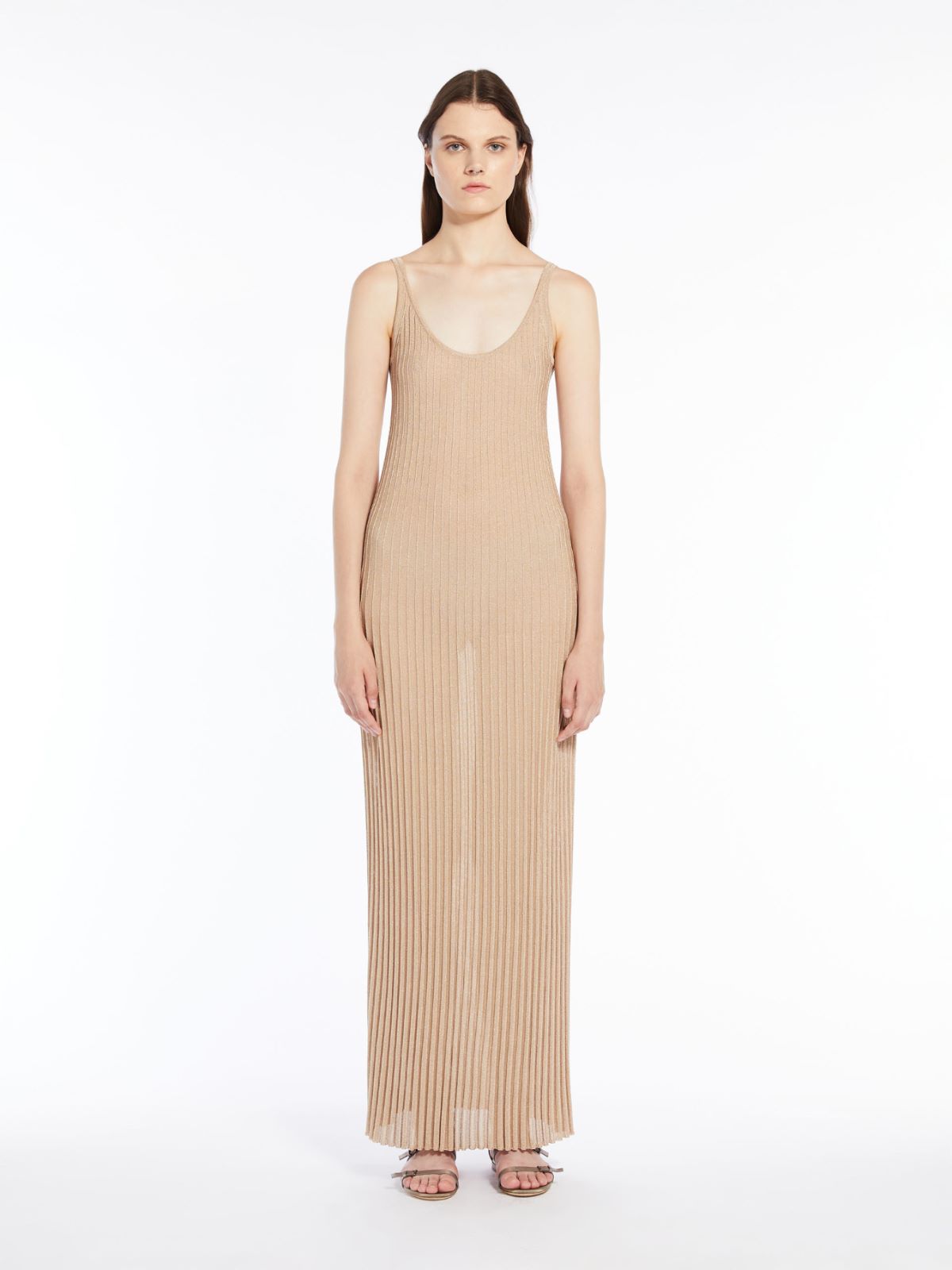 Lurex viscose yarn dress