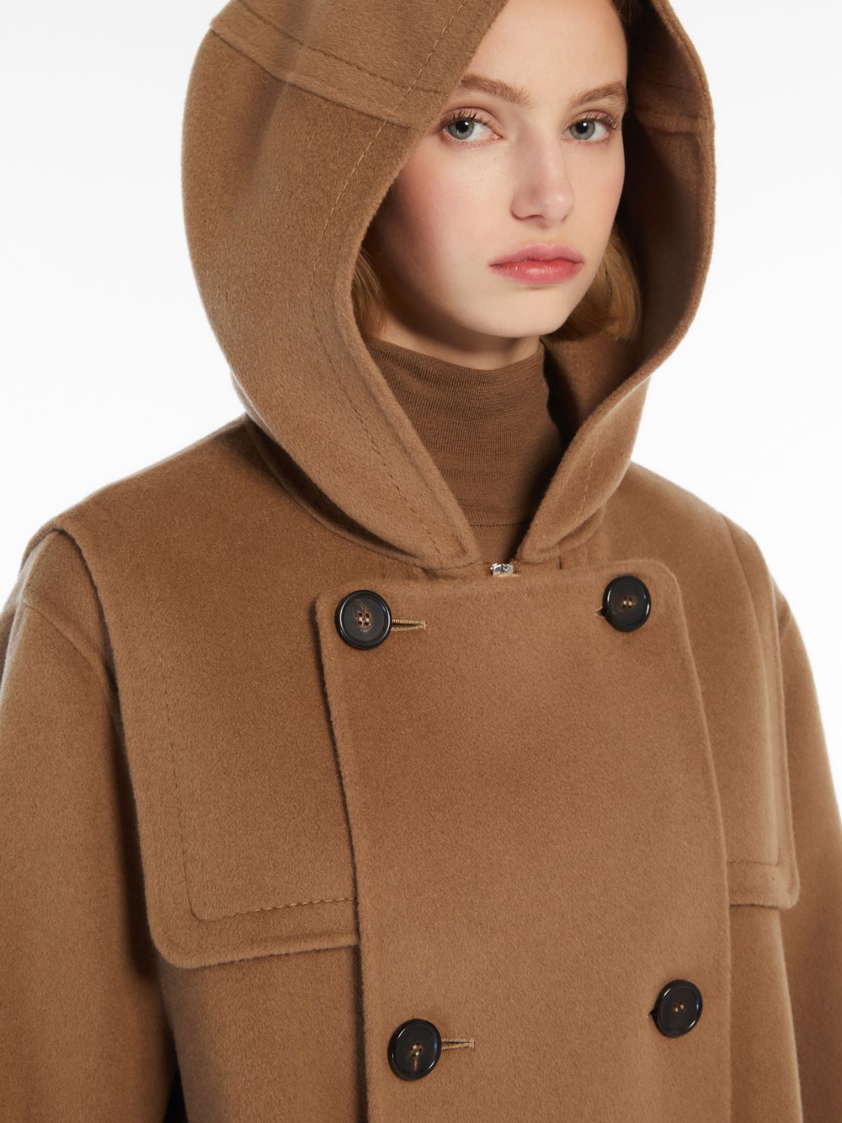 Double-breasted wool jacket