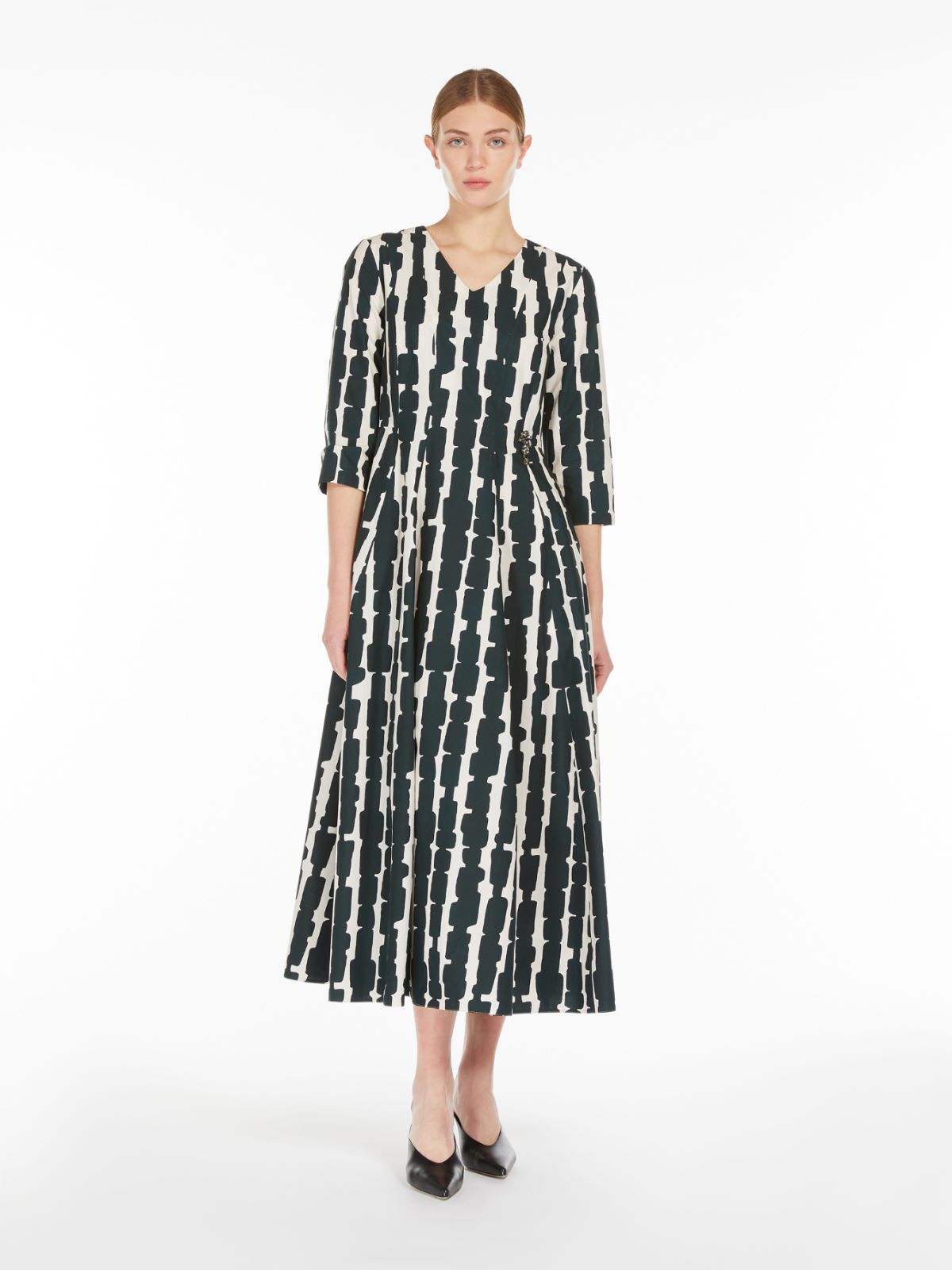 Printed cotton dress