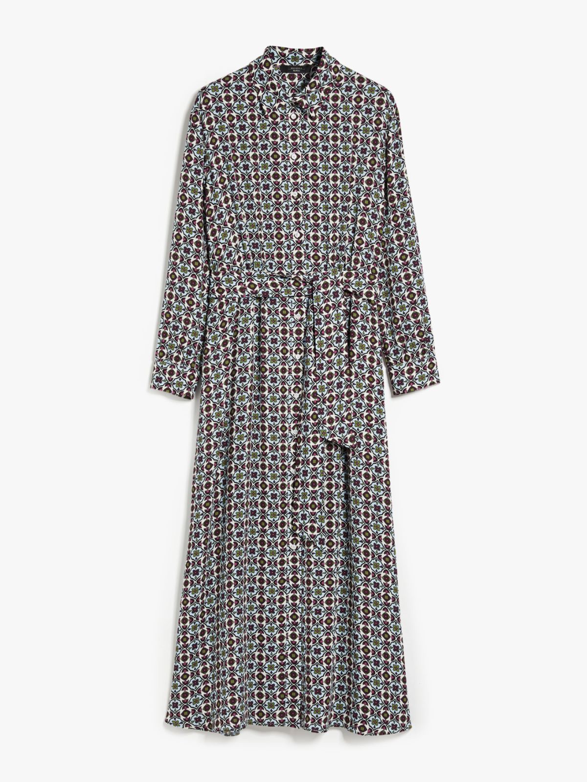 Viscose georgette shirt dress