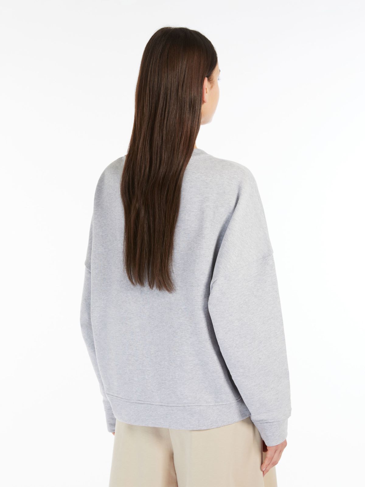 Oversized cotton sweatshirt