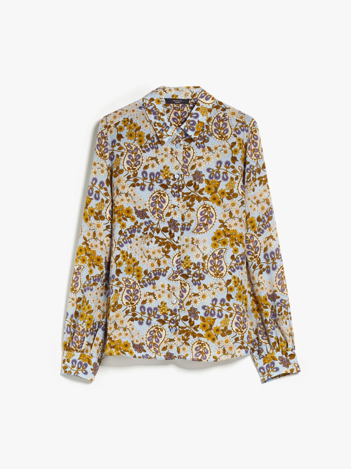 Classic crepe de chine shirt