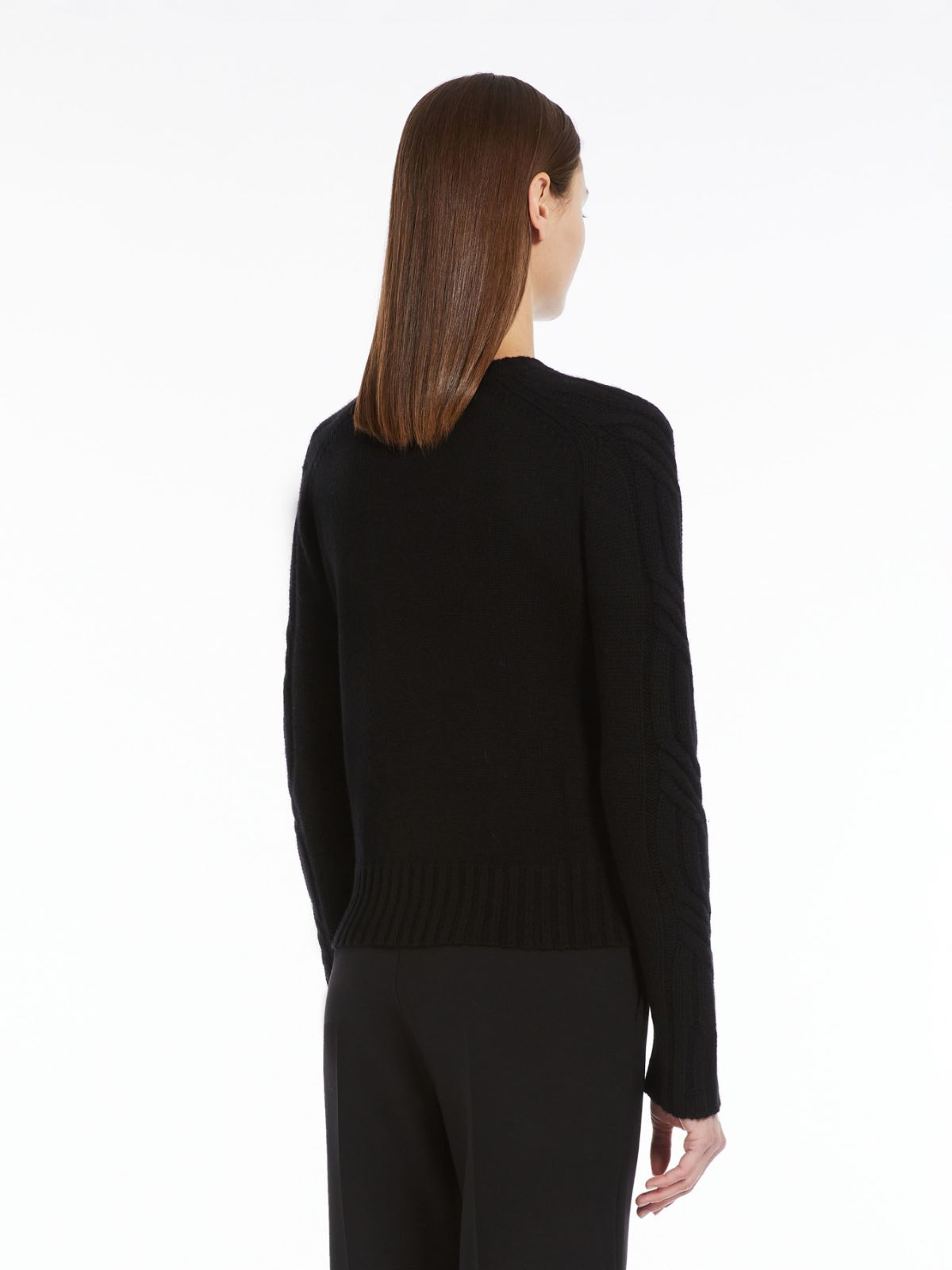 Pure cashmere crew-neck jumper