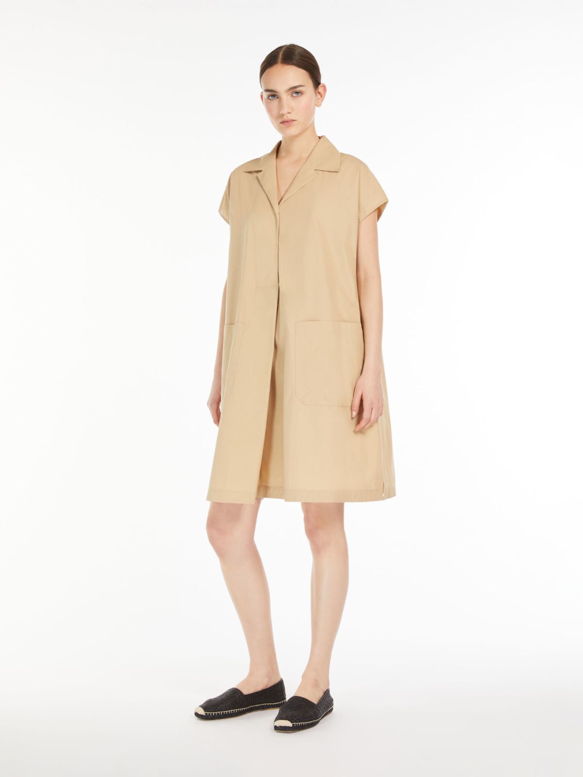 Cotton poplin dress