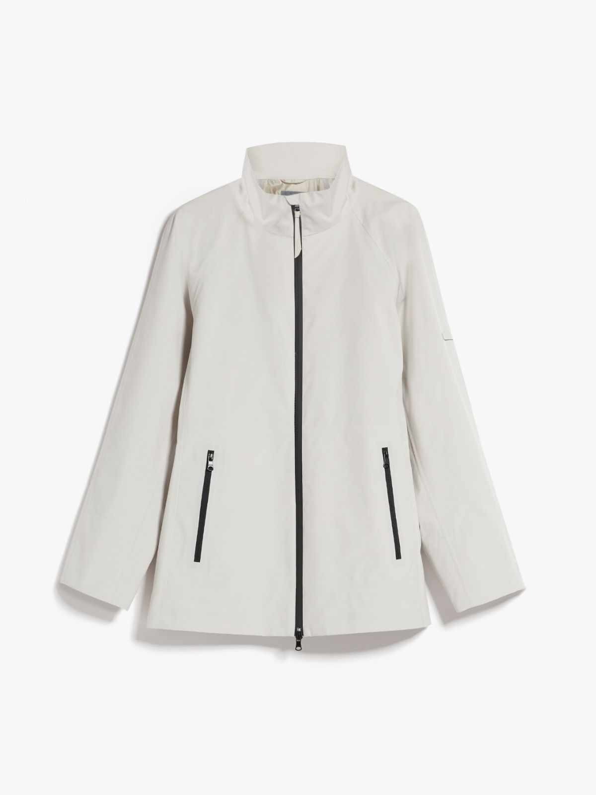 Rubber-coated technical canvas jacket