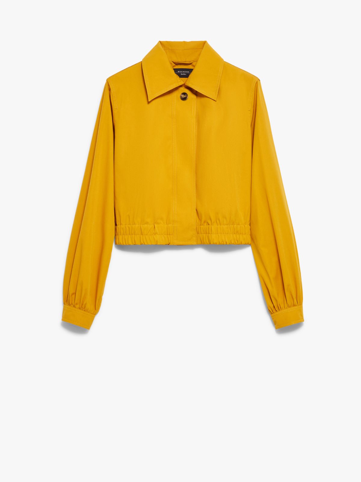 Cotton poplin bomber jacket