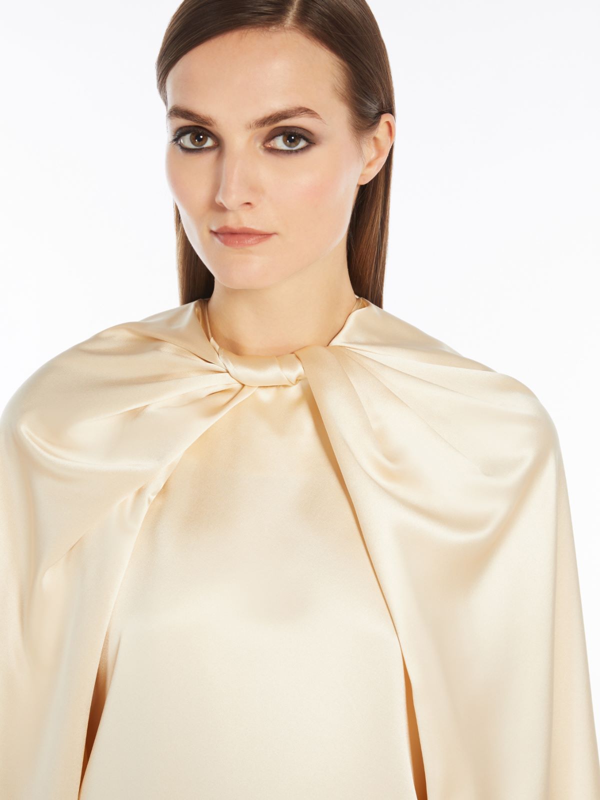 Silk satin blouse