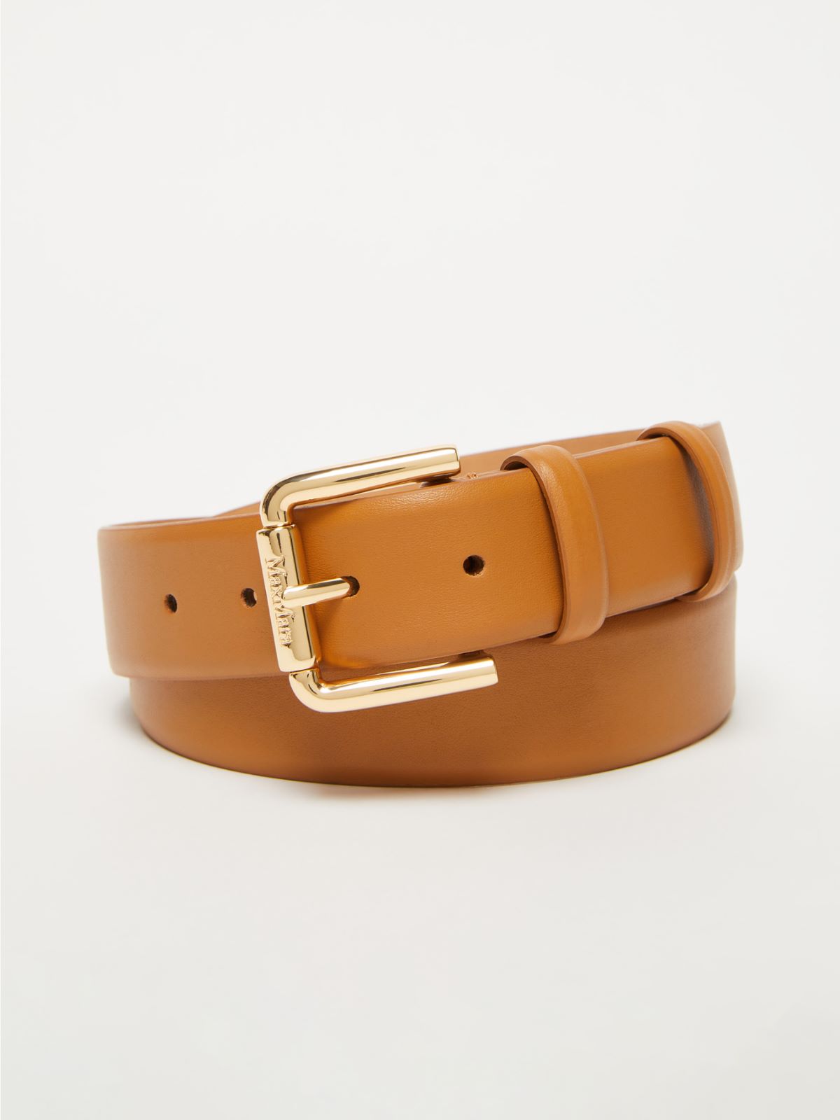 Nappa leather belt