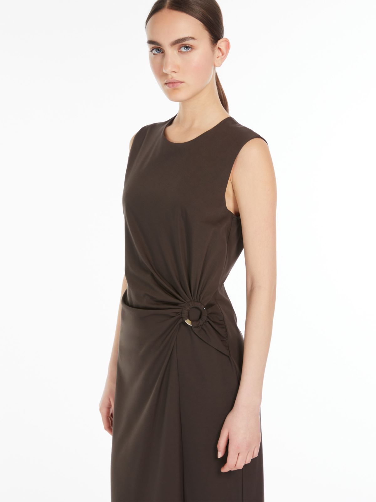 Lyocell and viscose jersey dress