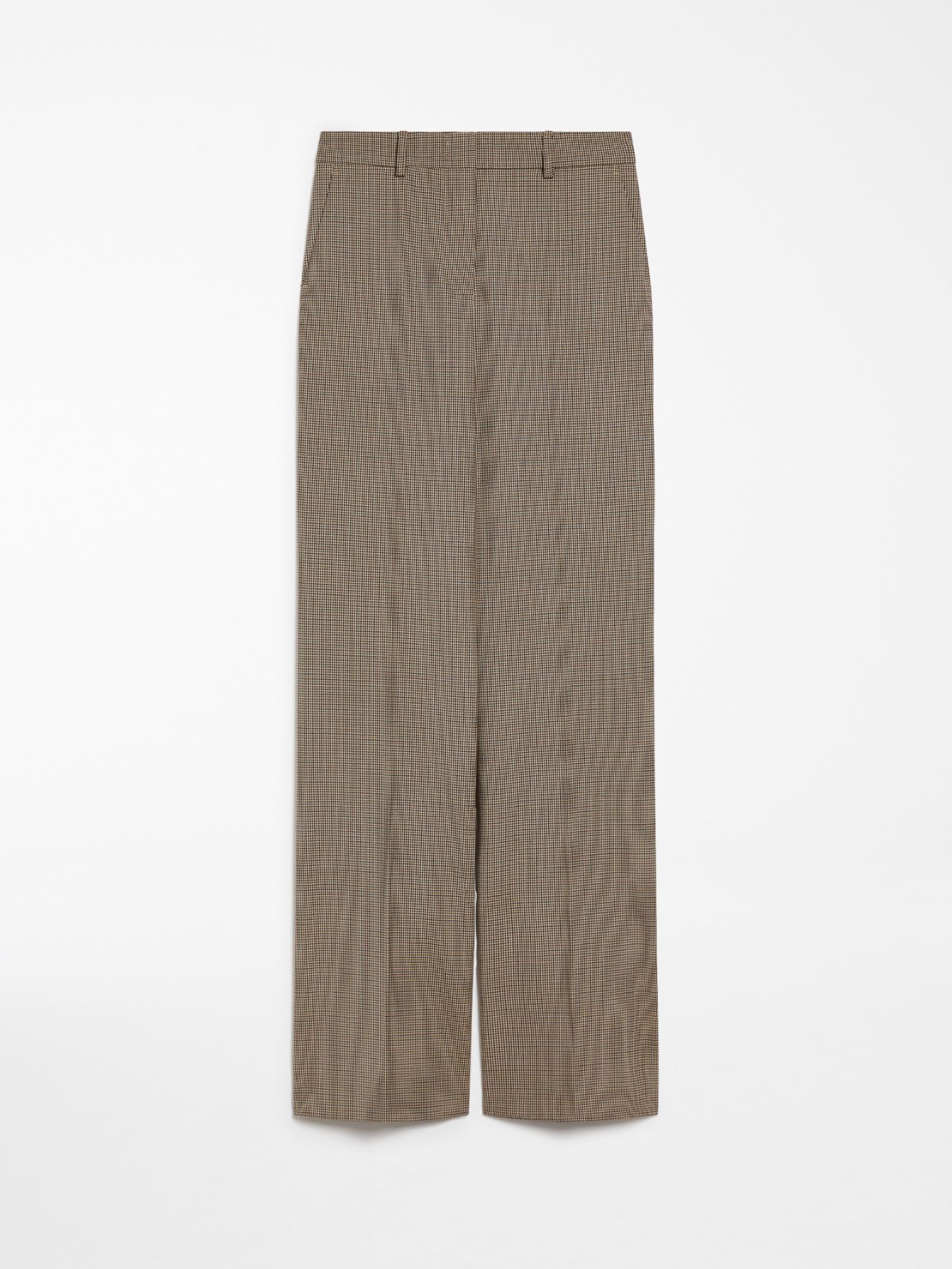 Stretch gabardine trousers