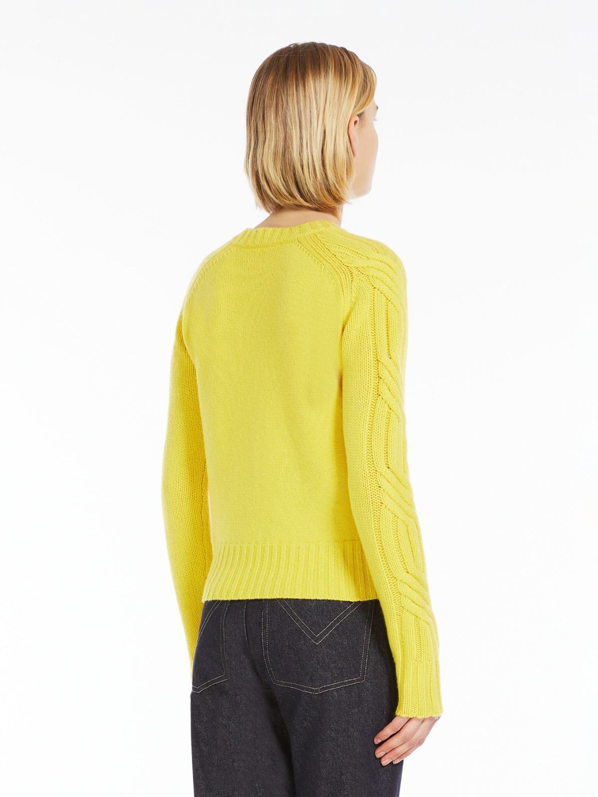 Pure cashmere crew-neck jumper