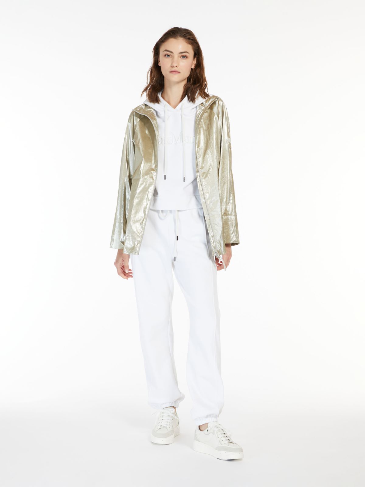 Cotton jersey boxy sweatshirt