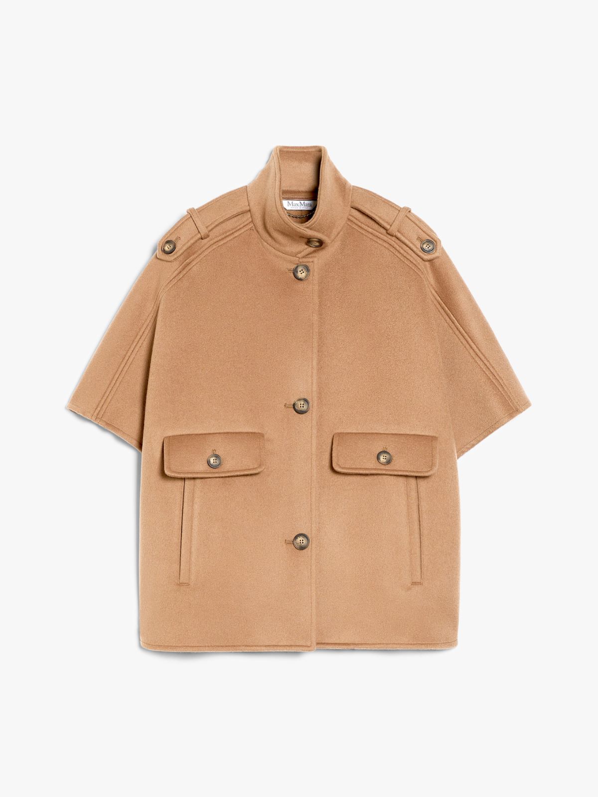 Lightweight cashmere cape