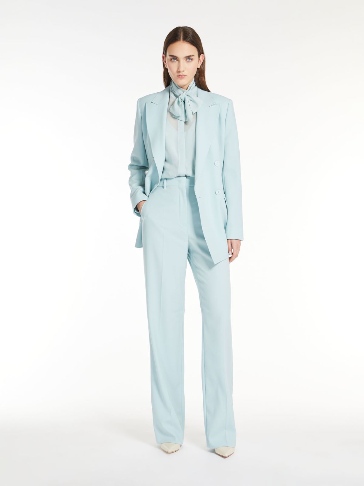 Georgette blouse with bow