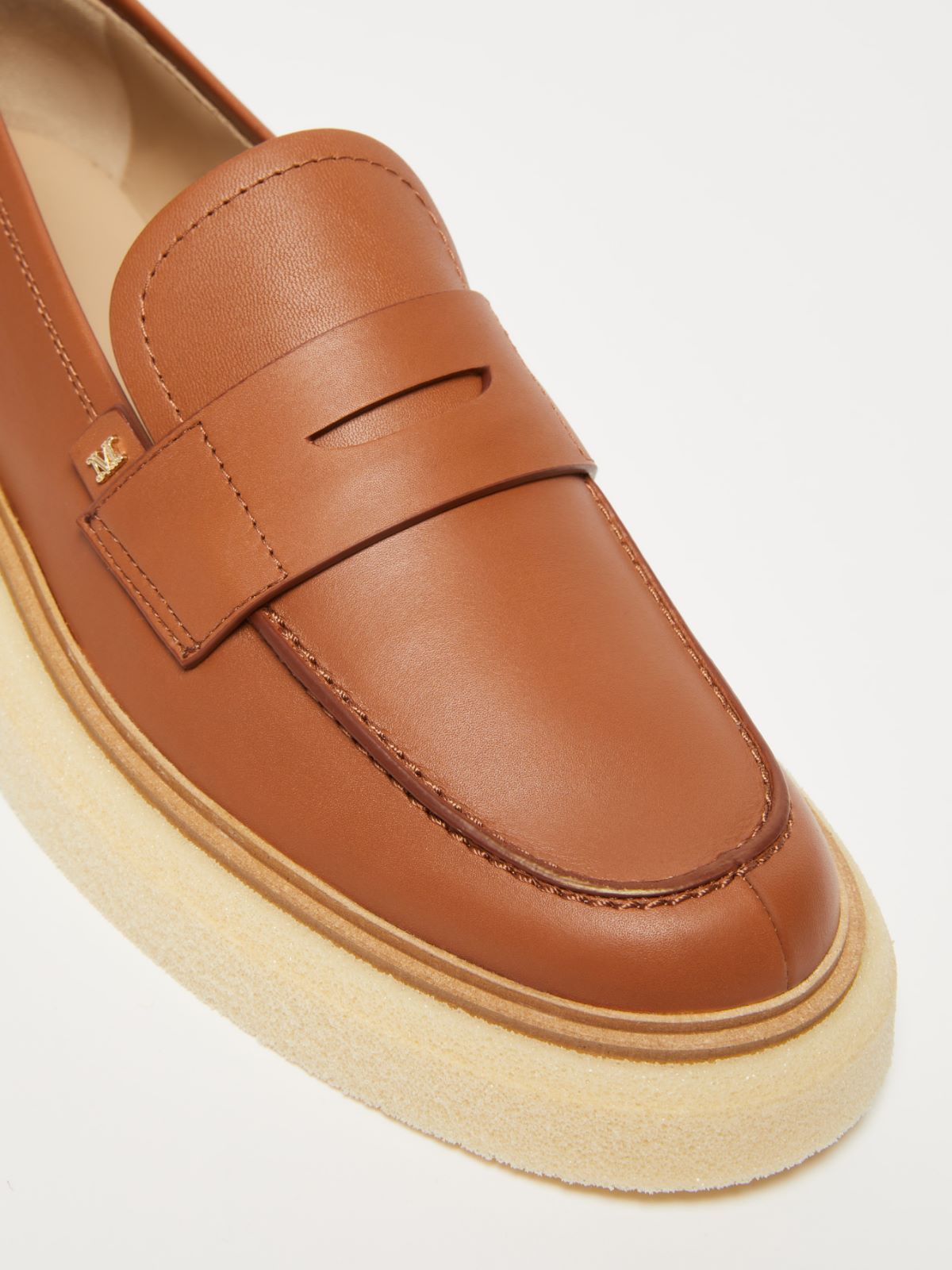 Leather loafers