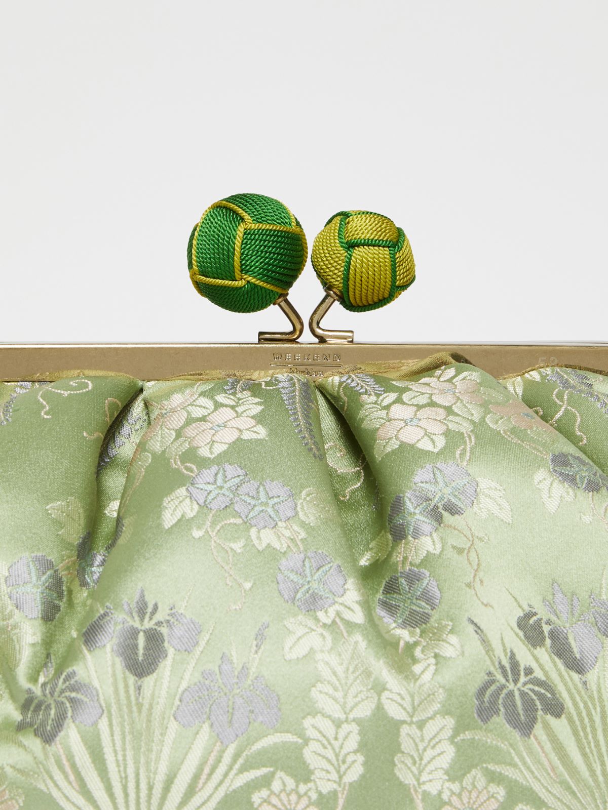 Medium jacquard silk Pasticcino Bag