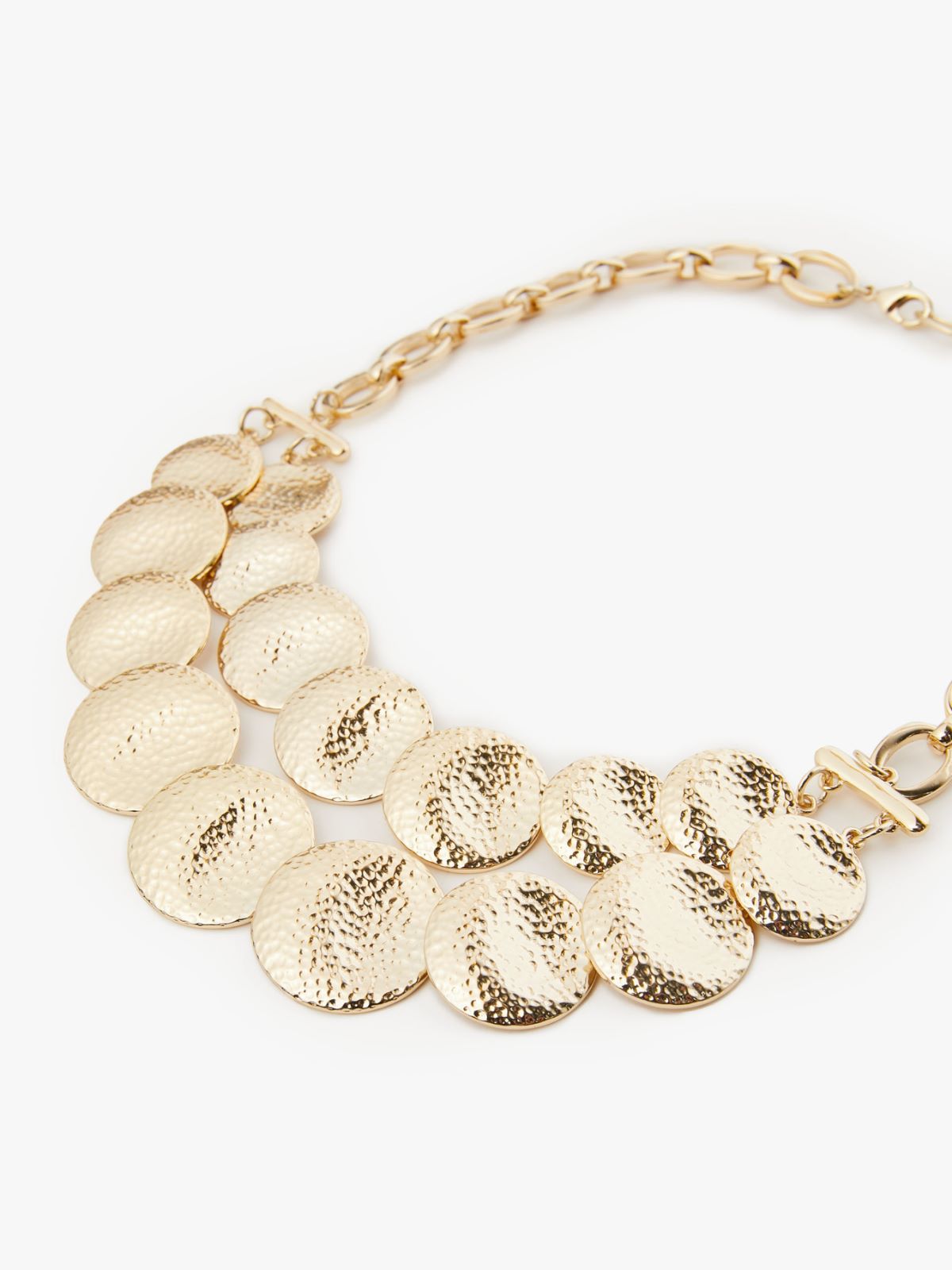 Choker necklace with coins