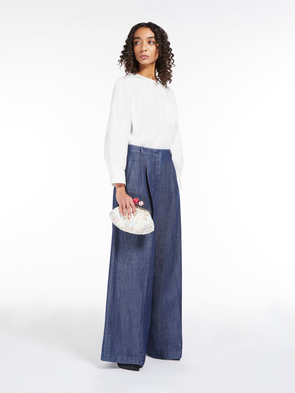 Small jacquard silk Pasticcino Bag