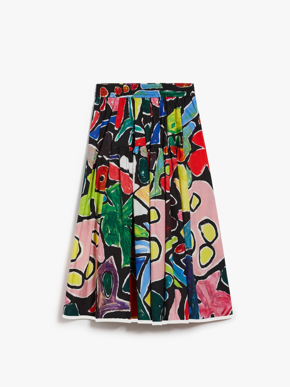 Cotton poplin skirt