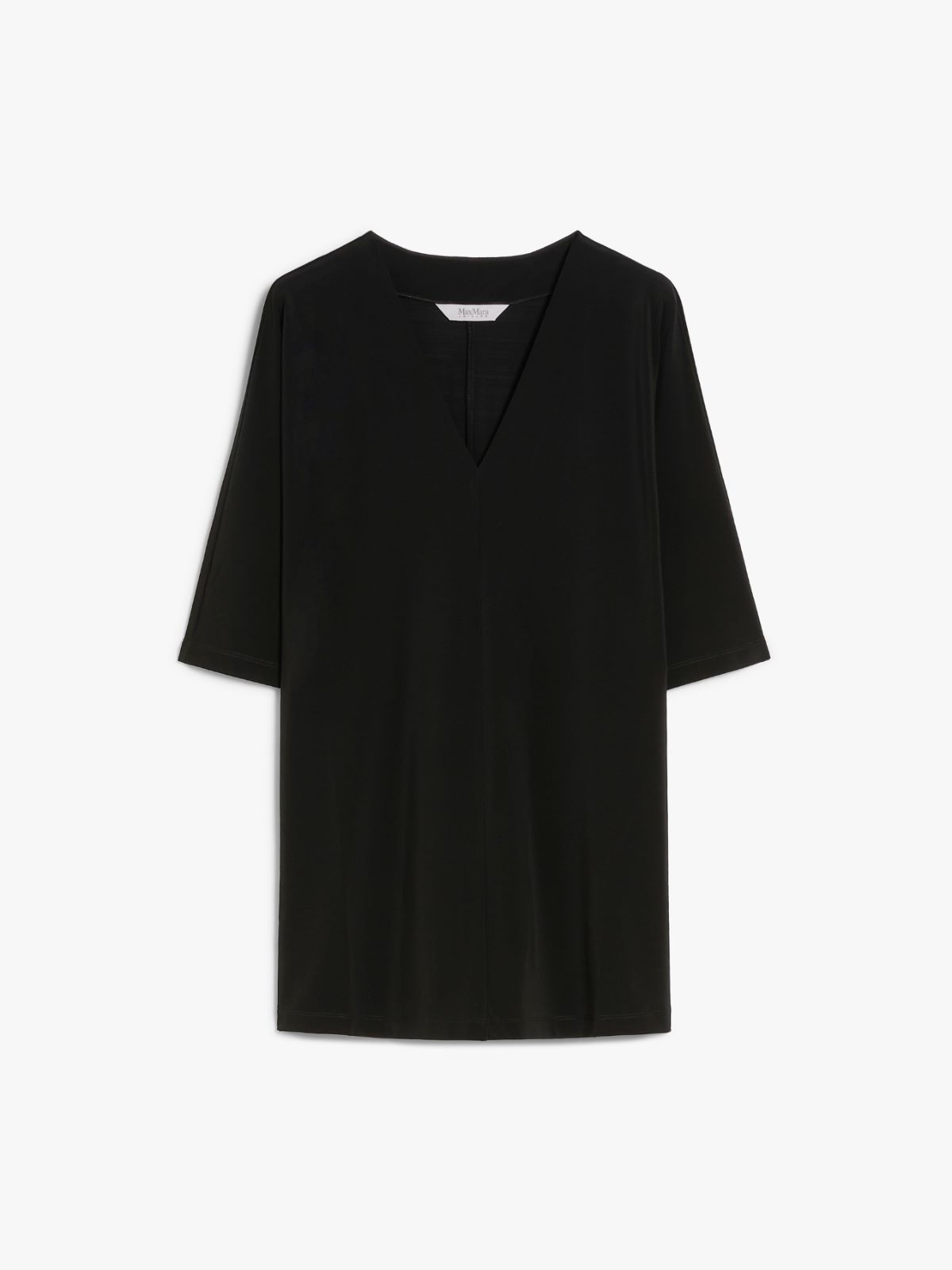 Oversized jersey crepe tunic