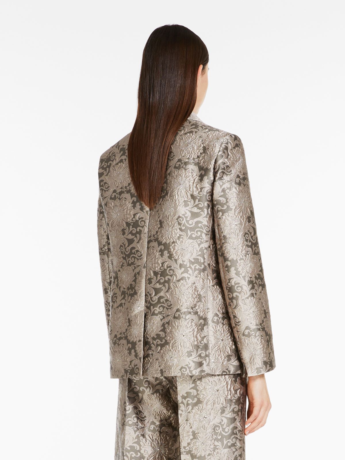 Jacquard silk jacket