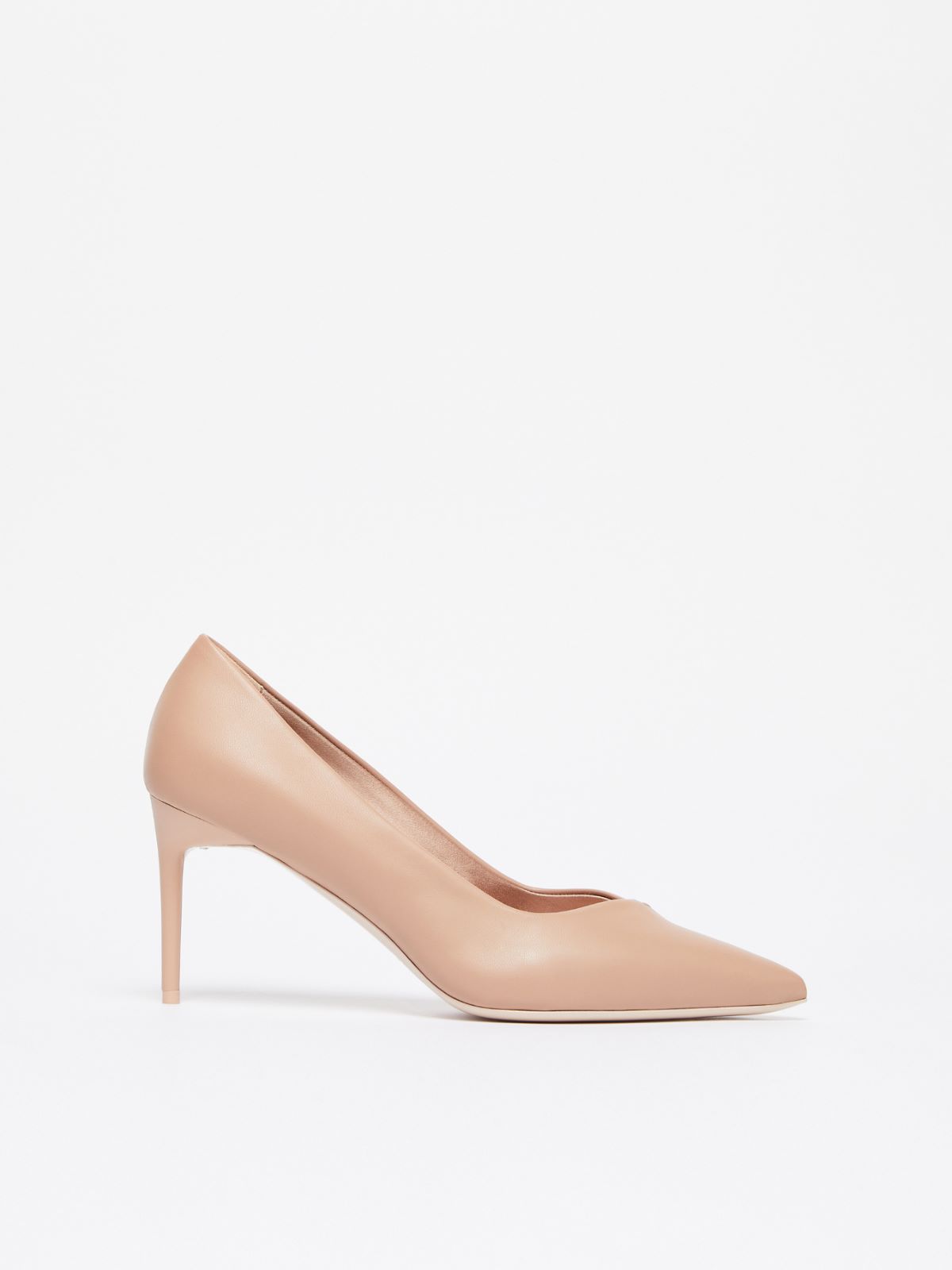 Nappa leather court shoes